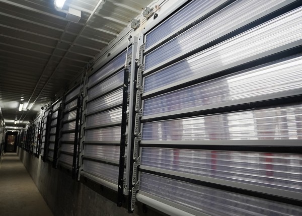 透明百叶进风窗